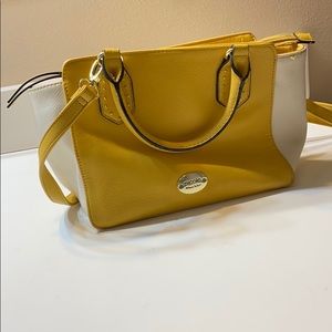 Yellow and White purse
